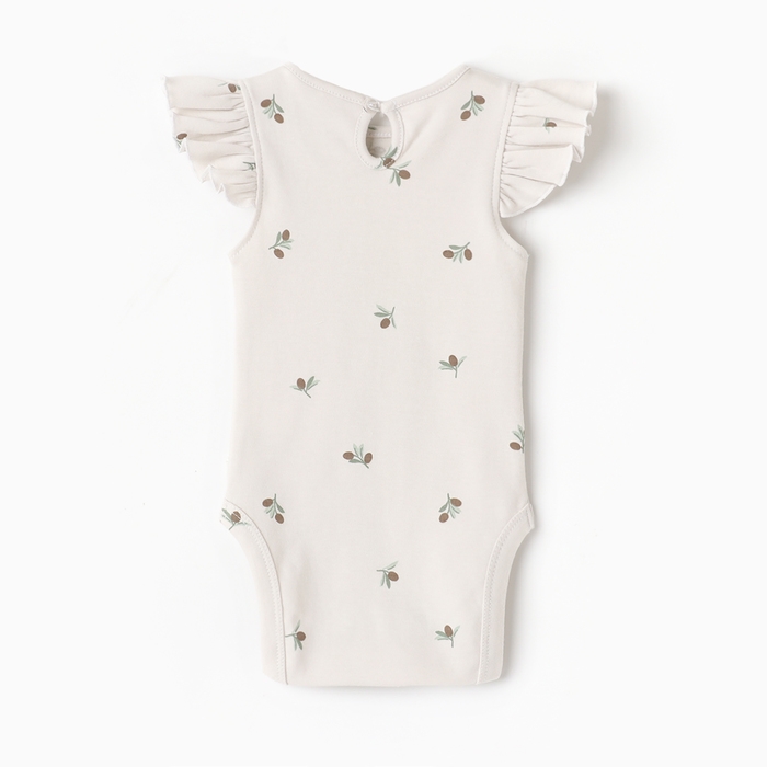 Боди с крылышками Крошка Я Olives, р. 62-68, молочный