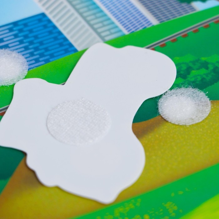 Развивающая игра на липучках &laquo;&lrm;Изучаем транспорт вместе&raquo;, методика Домана, с обучающими карточками по методике Глена Домана