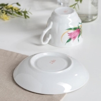 Чайная пара &laquo;Колокольчики&raquo;, 250 мл, блюдце d=15 см