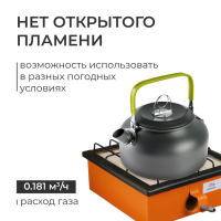 Обогреватель-плита &laquo;Следопыт-Диксон&raquo;, кВт 4,62, инфракрасный газовый