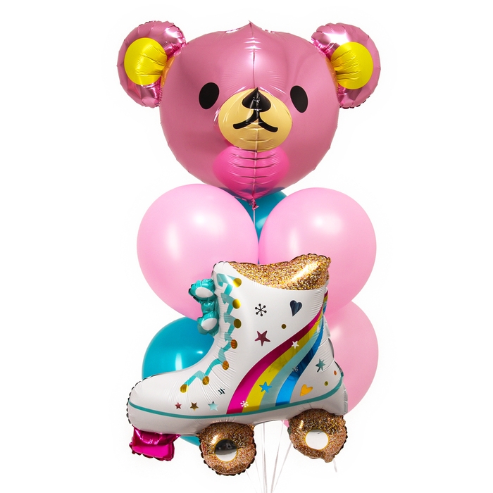 Набор шаров «Девочке», латекс, фольга набор 7 шт. Набор шаров «Девочке», латекс, фольга набор 7 шт.