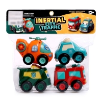 Набор машинок &laquo;Город&raquo;, инерционные, 4 шт.
