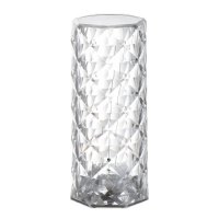 Настольная лампа с ПДУ "Призма" LED RGB АКБ 9,5х9х21,5 см RISALUX