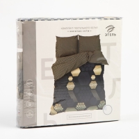 Постельное бельё Этель 1.5 сп &laquo;Золотые соты&raquo; 143х215 см, 150х214 см, 70х70 см - 2 шт