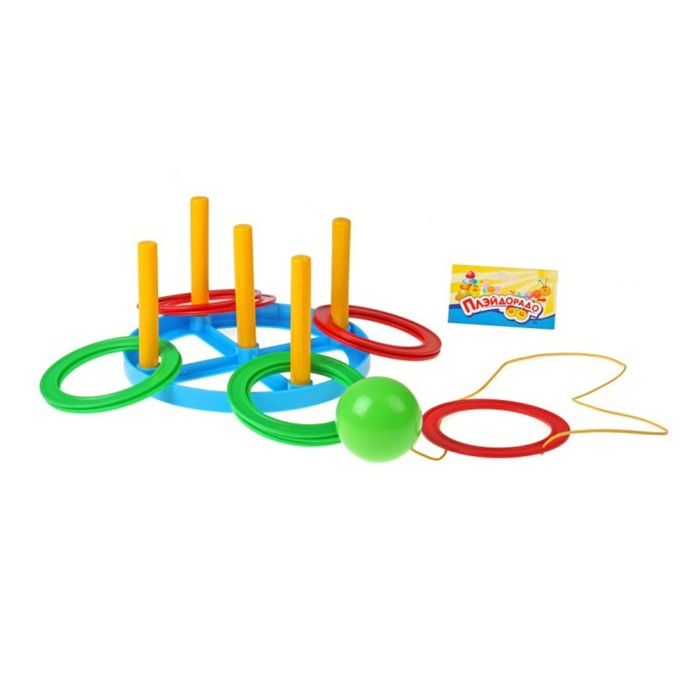 Игра 2 в 1 «Кольцеброс» и «Поймай шарик» Игра 2 в 1 «Кольцеброс» и «Поймай шарик»