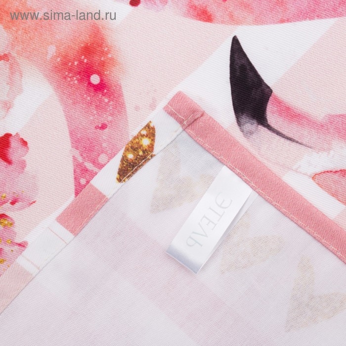 Полотенце "Этель" Flamingo 40х67 см, 100% хлопок, саржа 190 гр/м2