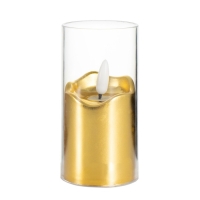 Ночник "Золотая свеча" LED от батареек 3хLR44 5,4х5,4х10,5 см RISALUX Ночник "Золотая свеча" LED от батареек 3хLR44 5,4х5,4х10,5 см RISALUX