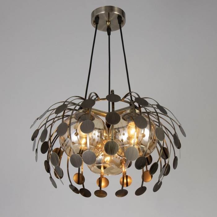 Светильник BayerLux Светильник BayerLux "Дикси" 3хЕ27 40Вт латунь 45х45х22-122см