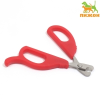 Ножницы-когтерезы малые с упором для пальца, 10 х 5 х 0,5 см, эконом, микс цветов Ножницы-когтерезы малые с упором для пальца, 10 х 5 х 0,5 см, эконом, микс цветов