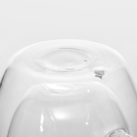 Кружка стеклянная с двойными стенками &laquo;Дуо&raquo;, 400 мл