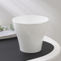 Кашпо для цветов со вставкой &laquo;Афина&raquo;, 1 л, цвет белый