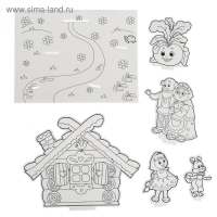 3D-Раскраска «Сказка Репка» 3 в 1 3D-Раскраска «Сказка Репка» 3 в 1