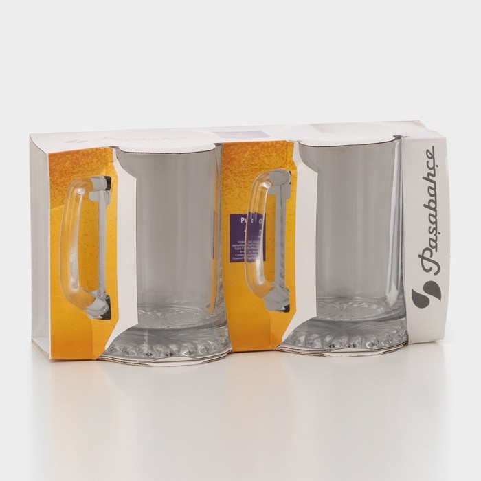 Набор стеклянных кружек для пива Pub, 670 мл, 2 шт Набор стеклянных кружек для пива Pub, 670 мл, 2 шт