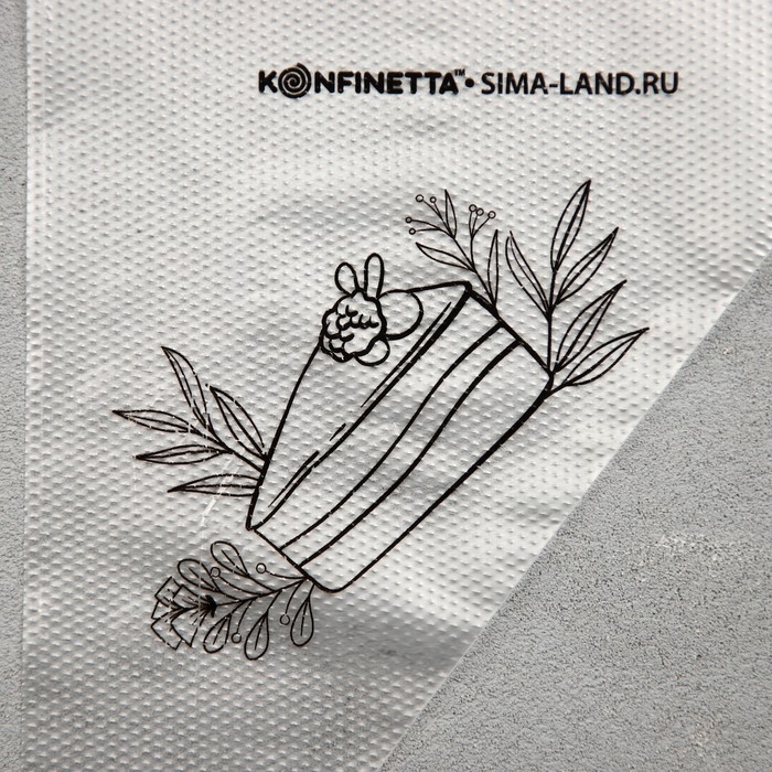 Кондитерские мешки &laquo;Тортик&raquo;, (S) 30 х 16 см, 50 шт