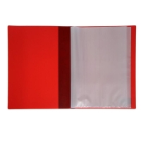 Папка с 30 вкладышами А4, 600 мкм, Calligrata, 15 мм, красная