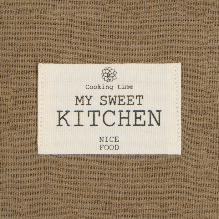 Мешочек текстильный Этель ECO, цв. оливковый, 27х34 см, 70% хл, 30% лён, 190 г/м2