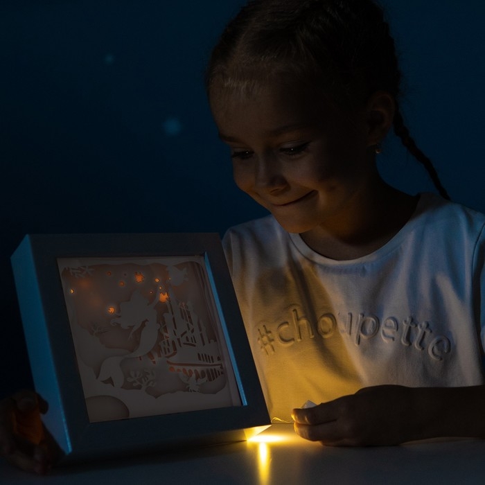 Набор для творчества «Многослойный ночник», Disney, Русалочка, сборный, 3+ Набор для творчества «Многослойный ночник», Disney, Русалочка, сборный, 3+