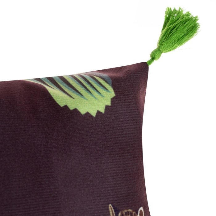 Наволочка декоративная с кисточками Этель «Хищники», 43х43 см Наволочка декоративная с кисточками Этель «Хищники», 43х43 см