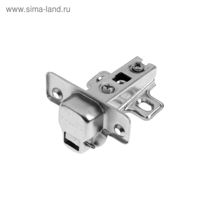 Петля slide-on, 110 градусов накладная, Д105 Ш63 В35, цвет никель Петля slide-on, 110 градусов накладная, Д105 Ш63 В35, цвет никель