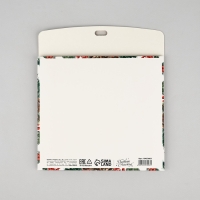 Коробка подарочная новогодняя складная &laquo;Новогодняя акварель&raquo;, тиснение, 20 х 18 х 5 см, Новый год