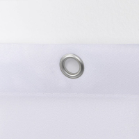 Штора для ванны Доляна &laquo;Моно&raquo; с люверсами, 180&times;180 см