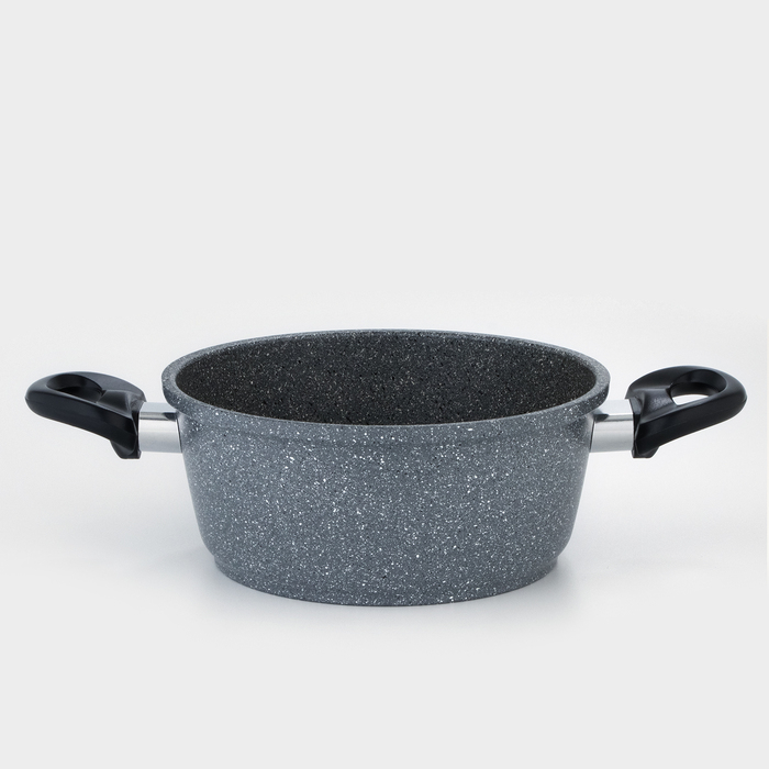 Кастрюля Доляна &laquo;Марбл&raquo;, 2 л, d=20 см, h=9 см, антипригарное покрытие