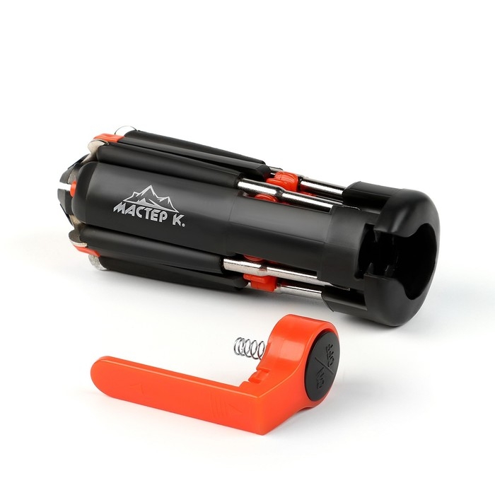 Фонарь многофункциональный, мультитул 8 в 1 Фонарь многофункциональный, мультитул 8 в 1 "Мастер на все руки", 6LED, 7 отвёрток, 4х10 см