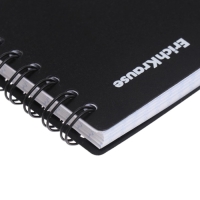 Блокнот на спирали A6 80 листов, клетка, ErichKrause "Words" пластиковая обложка шелкография, блок офсет белизна 100%, черный Блокнот на спирали A6 80 листов, клетка, ErichKrause "Words" пластиковая обложка шелкография, блок офсет белизна 100%, черный