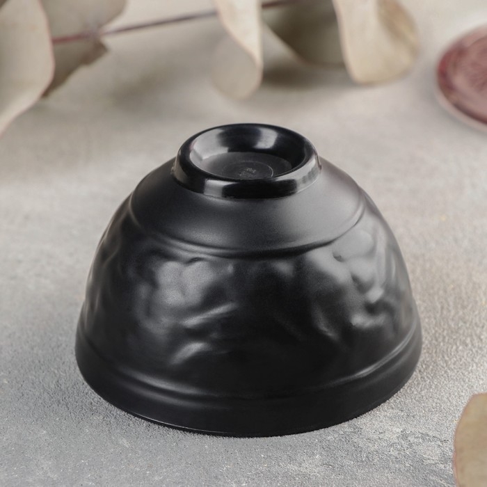 Соусник &laquo;Чёрный Восток&raquo;, 140 мл, d=8,5 см (дно 3,2 см), цвет чёрный