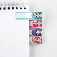 Подарочный набор стикера-закладки и ручка &laquo;Аниме&raquo;, 20 л в блоке