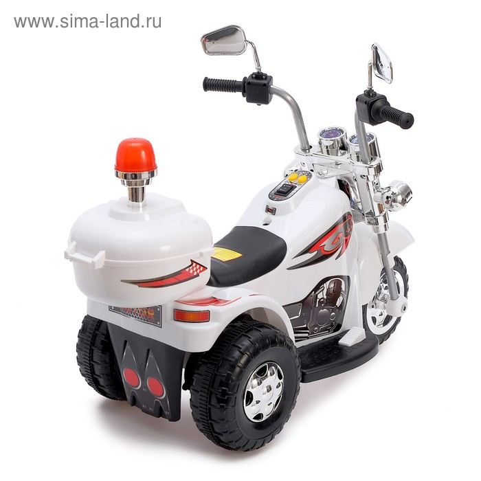 Детский электромобиль &laquo;Чоппер&raquo;, цвет белый
