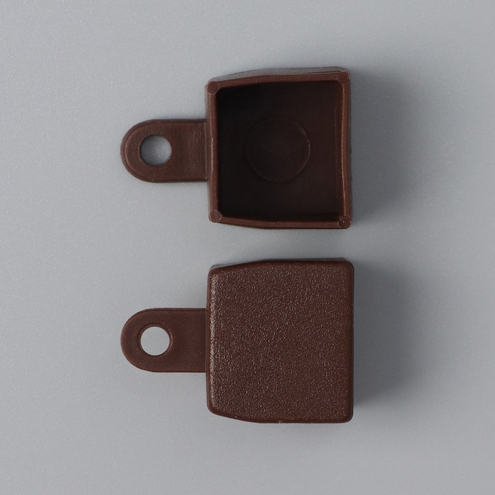 Карниз двухрядный, ширина 140 см, d=28 мм, пластиковые элементы, цвет орех