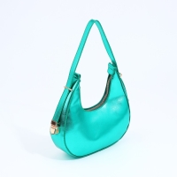 Сумка-багет на молнии, цвет зелёный Сумка-багет на молнии, цвет зелёный