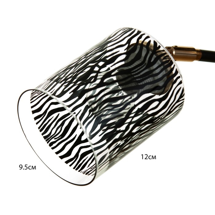 Люстра Люстра "Роберта" 2хЕ27 40Вт черно-золотой 48х26х27 см BayerLux