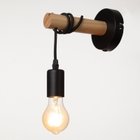 Бра Ольсен E27 40Вт черный 10х15х18 см Бра Ольсен E27 40Вт черный 10х15х18 см