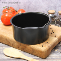 Котелок «Жаклин», 1,2 л, антипригарное покрытие, цвет чёрный Котелок «Жаклин», 1,2 л, антипригарное покрытие, цвет чёрный