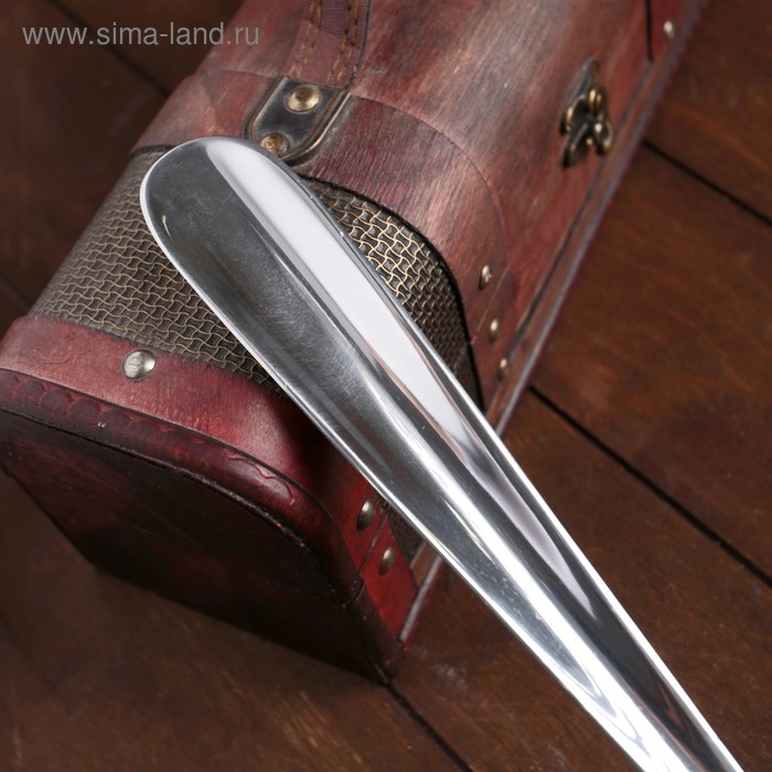 Ложка для обуви Ложка для обуви "Лошадь" алюминий 38х5,5х1 см