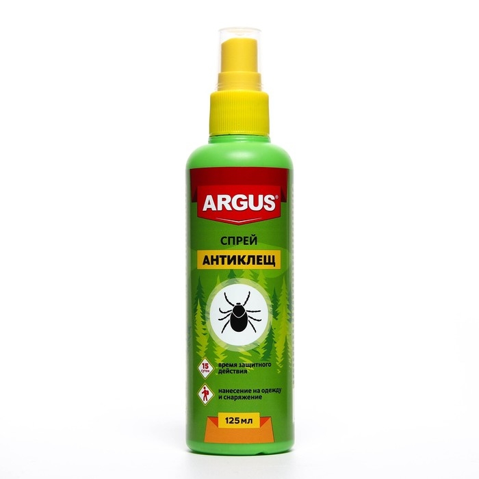 Лосьон-спрей Лосьон-спрей "Argus", Антиклещ, 125 мл