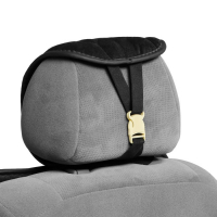 Накидка на переднее сиденье авто 140&times;50 см, искусственный мех, черный