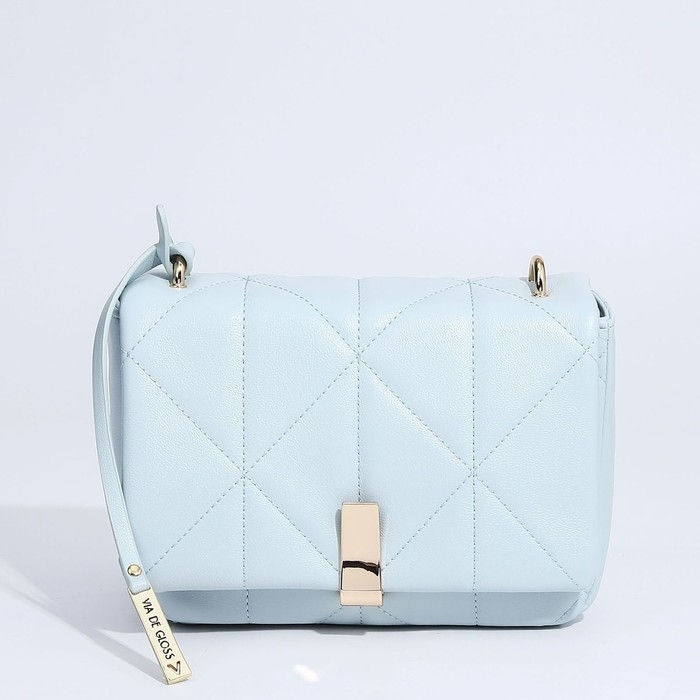 Сумка-мессенджер на магнитах, цвет голубой Сумка-мессенджер на магнитах, цвет голубой