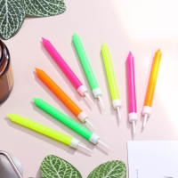 Свечи в торт "Красочные", 8 см, классические, набор 8 шт Свечи в торт "Красочные", 8 см, классические, набор 8 шт