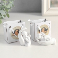 Сувенир полистоун "Белоснежный ангел в ладошке" МИКС 5,2х3х3 см Сувенир полистоун "Белоснежный ангел в ладошке" МИКС 5,2х3х3 см