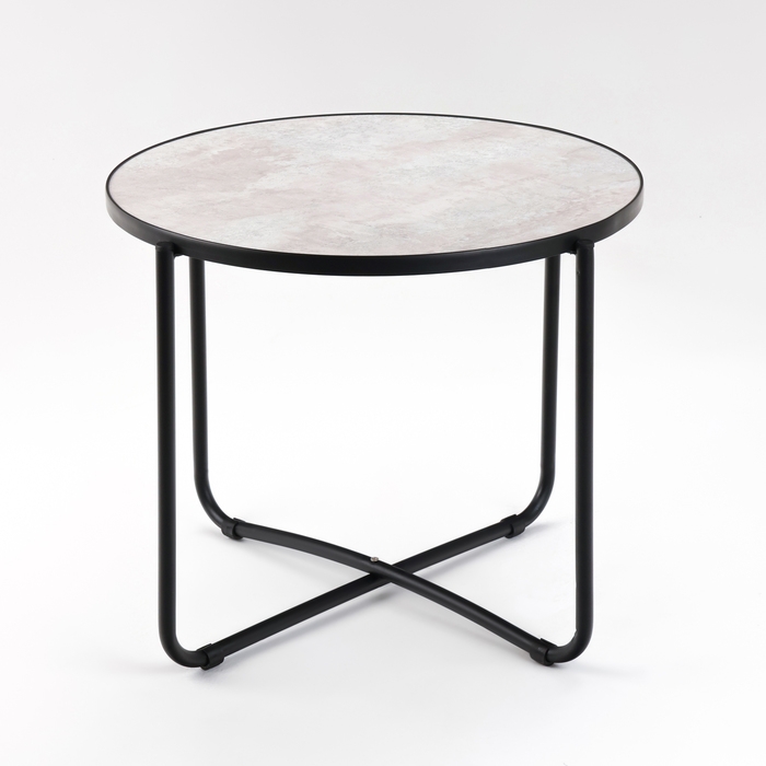 Столик журнальный LAKSI БАТТЕН, 595x595x480, цемент