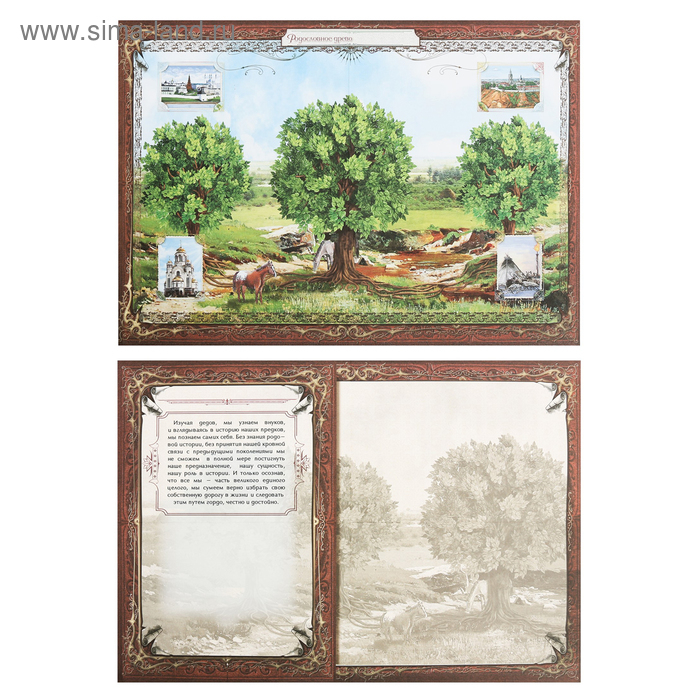 Родословная книга &laquo;Семейная летопись&raquo;, 56 листов, 16.5 х 24 см