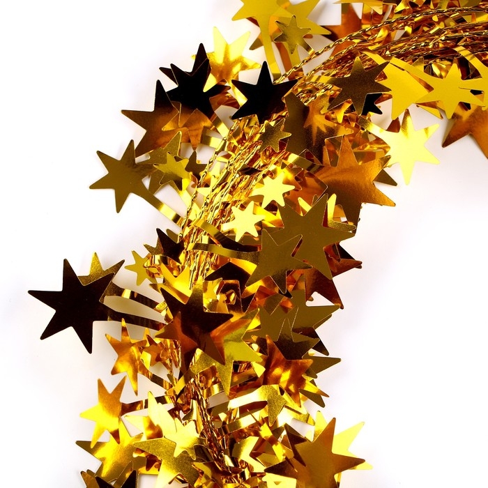 Новый год! Проволока для поделок и декора &laquo;Звёздочка&raquo; длина &mdash; 5 метров, цвет золотой