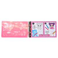 Книга с наклейками и трафаретами «Альбом дизайнера. Стильные девчонки» Книга с наклейками и трафаретами «Альбом дизайнера. Стильные девчонки»