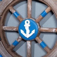 Сувенир интерьерный "Штурвал" 34см Сувенир интерьерный "Штурвал" 34см