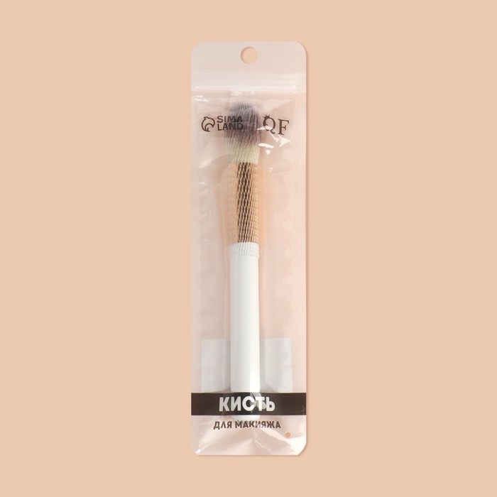 Кисть для макияжа &laquo;White&raquo;, 18 (&plusmn; 1) см, цвет белый