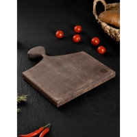 Доска разделочная для подачи Wild Kitchen, 26&times;22&times;2.5 см, граб темный