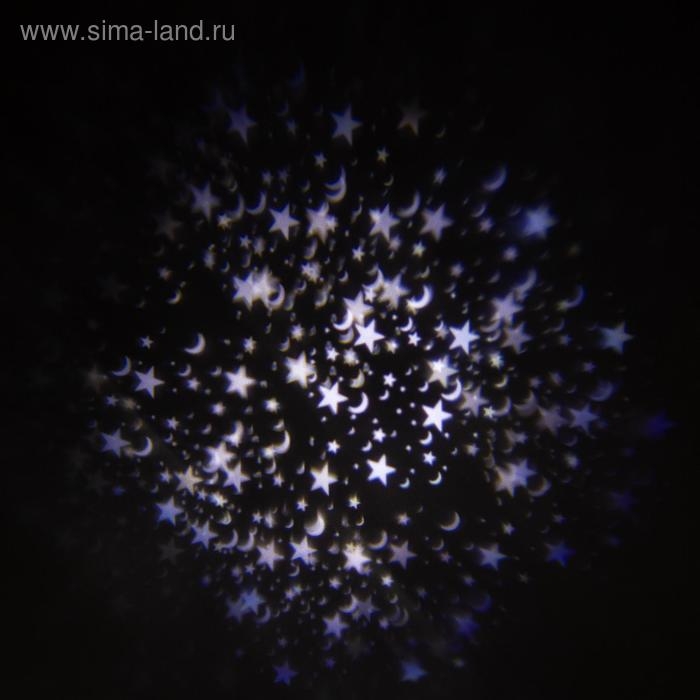 Световой прибор &laquo;Лампа с картинками&raquo; 7 см, Е27, 4 картриджа, свечение мульти